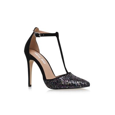 Black 'Sofia' high heel sandals